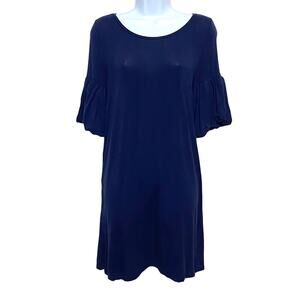 Lilly Pulitzer Navy Lindell Dress XS Nautical Coastal Vacation Resort Preppy